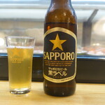 寿司・うなぎ 羽子吾 - ビール小瓶