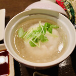 山海づくし勝也 - しんじょうとフカヒレ