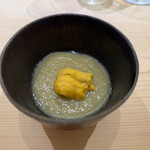 鮨 なんば - 茄子の擦り流し　雲丹