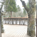 万平ホテル カフェテラス - 初夏のテラス席もいいでしょうね。