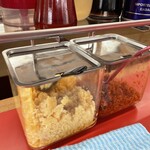 ラーメン もっけだの - 卓上アイテム