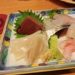 和が家 - シメサバ、黒鯛、カツオ、真イカ、キス、南蛮エビ