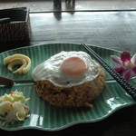 ｃａｆｅ ｂａｌｉ ｇａｓｉ 北山 - ナシゴレンランチ（１０５０円）