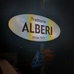 Trattoria ALBERI - 看板