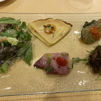ブラカリイタリア料理店 - 前菜の盛り合わせ
