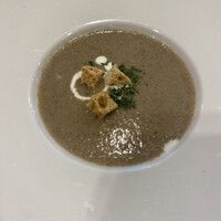 ブラカリイタリア料理店 - キノコのポタージュ
