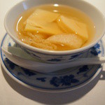 京 静華 - 若筍ときぬがさたけのスープ
       