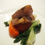 京 静華 - フルーツトマトと牛肉の炒め物
       