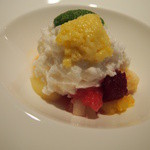 京 静華 - 旬の野菜のデザート仕立て　ふきのとうのソース
       