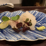 鳥田中 - 松皮鰈お造り