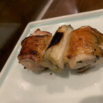 鳥田中 - 熊野地鶏のもも肉、ネギマ