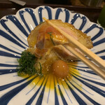 鳥田中 - ホロホロ鳥炙り叩き