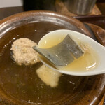 鳥田中 - 鼈と地鶏出汁の小鍋、エンペラ