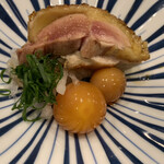 鳥田中 - ホロホロ鳥炙り叩き