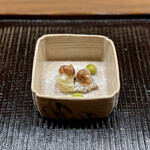 鎌倉 北じま - 蛸と海老芋と銀杏の天ぷら