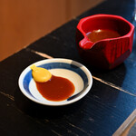 酢重ダイニング - 【ランチ定食 酢重の鉄板カツ@税込2,079円】酢重特製味噌ソース