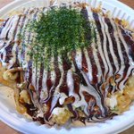 大阪やき三太 - 料理写真:関西風お好み焼き　そば入り