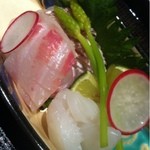 くろぎ - 天然鯛　蛸のお造り