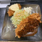 えいすけ - メン蟹コロ定食　1,080円