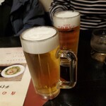 珍満賓館 - 先ず生ビールですね！