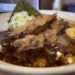 札幌ラーメン 武蔵 - 黒　ちょいアップ