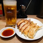 Ishimatsu Gyouza - 石松餃子10個670円【生ビール】静岡麦酒・静岡県限定590円