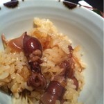 くろぎ - ホタルイカの土鍋ご飯