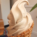 バーンズ - エチオピアモカ　ＫＩＮＧソフトクリーム　ワッフルコーン　３８０円のアップ　【　２０１３年５月　】