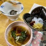 天狗温泉浅間山荘 - 前菜三種