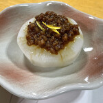 天狗温泉浅間山荘 - ふろふき大根のゆず風味肉味噌和え