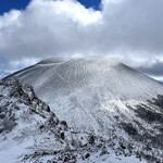 天狗温泉浅間山荘 - 雪を纏いし浅間の嶽。