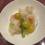 華正樓 - 海老、イカ、銀杏の塩炒め