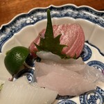 Nihonryouritakemoto - 大間の鮪、美味、白身も美味