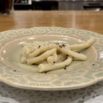 La Stalla - うどんみたいなパスタでムッチムチしてて美味しかった〜！