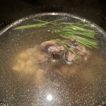 日本料理 TAKEMOTO - 大きな身のスッポン、出汁抜群