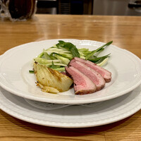 La Stalla - 食べたことない種類の野菜だけど食べやすくて美味しかったああ！シェフいわくメインは野菜で鴨は添え物らしいww鴨脂身多くてうめええええええええええ！