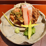 馳走 啐啄一十  - 【写真④】香箱蟹(ずわい蟹雌、京都府京丹後産)