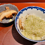 馳走 啐啄一十  - 【写真㉒】蝦夷鮑(北海道産)ご飯、とろろ掛け