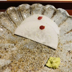 馳走 啐啄一十  - 【写真⑩】氷水〆大根、梅肉載せ