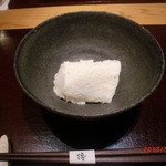 神保町 傳 - ホワイトアスパラ豆腐