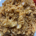 お食事処　丸万 - やはりグリンピース欲しい、まだ白い部分が