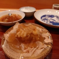 たきや - たらの白子、出汁の餡、白トリュフ