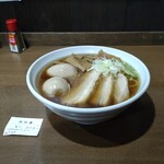 らーめん 水澄 - 味玉ラーメン（大盛）全部のせ