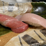 鮨よし - マグロの大トロとブリトロ