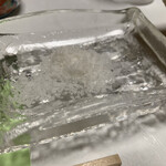 鮨よし - 能登の塩に付けて食べてくださいねとマスター