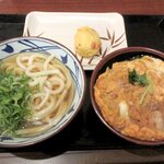 丸亀製麺 - 丸亀製麺 「親子丼とかけうどん」