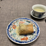 慈華 - 函館　鱈白子　オレンジ白菜　天然きくらげ　豚干し肉　春巻き