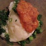 器楽亭 - マスカルポーネポテサラ酒盗？酒がススむ♪