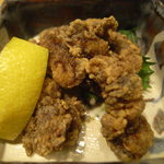 風來蕎 - クジラの竜田揚げ　680円