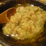 季節野菜のバーニャカウダ　のソース